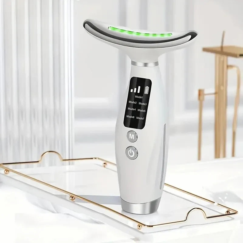 MASAJEADOR FACIAL CUELLO LED ANTIEDAD DD